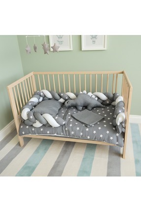 Yuar Baby UYKU SETİ DİNAZORLU GRİ 60X120 CM - 70X130 CM