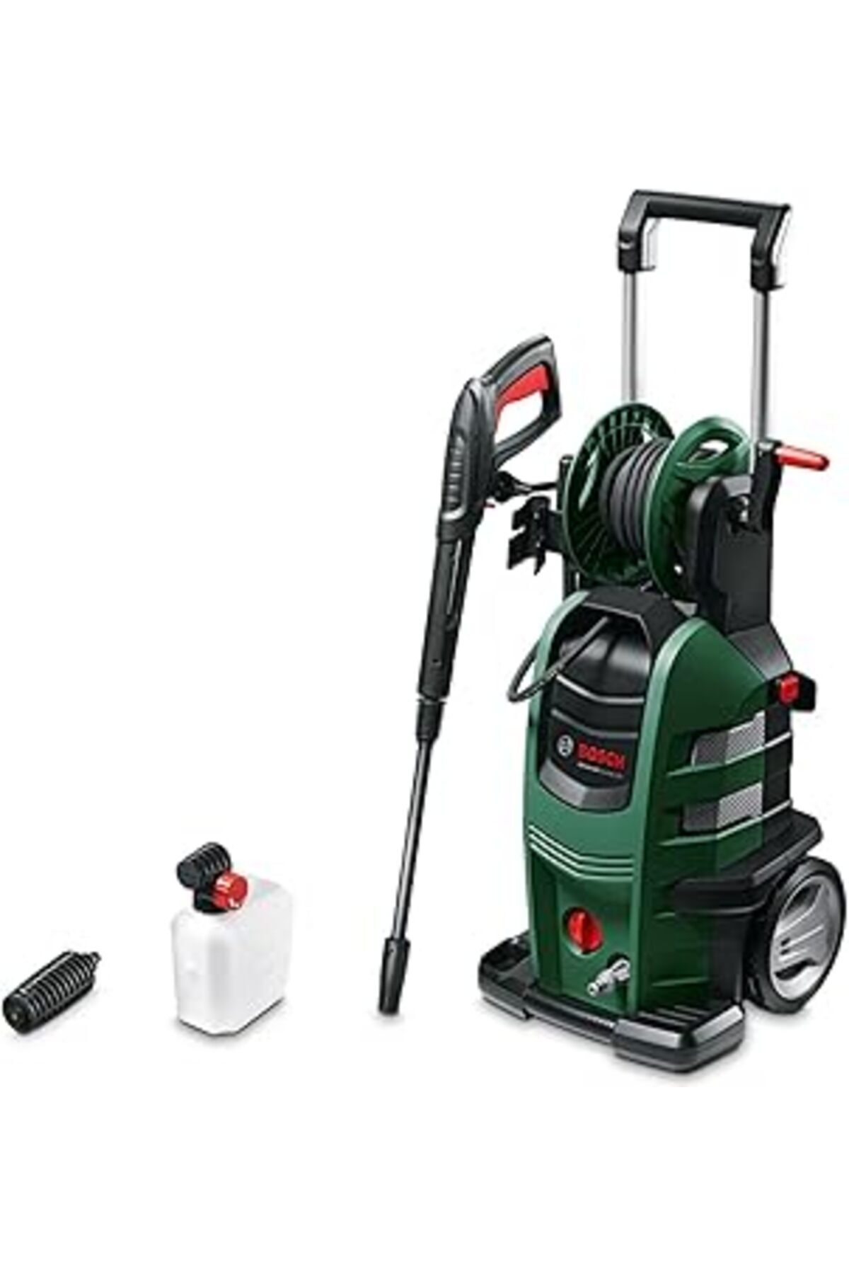 SanalAMCA Store Bosch Advanced Aquatak 160 Yüksek Basınçlı Yıkama Cihazı, 8 M Hortum, 2600 W Motor Gücü, Vario Jet F