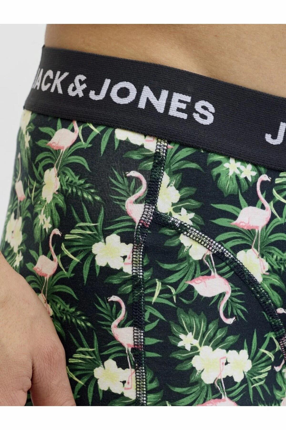 باکسر مردانه طرح دار فاق نرمال | جک اند جونز Jack & Jones 12291169 - تصویر 4