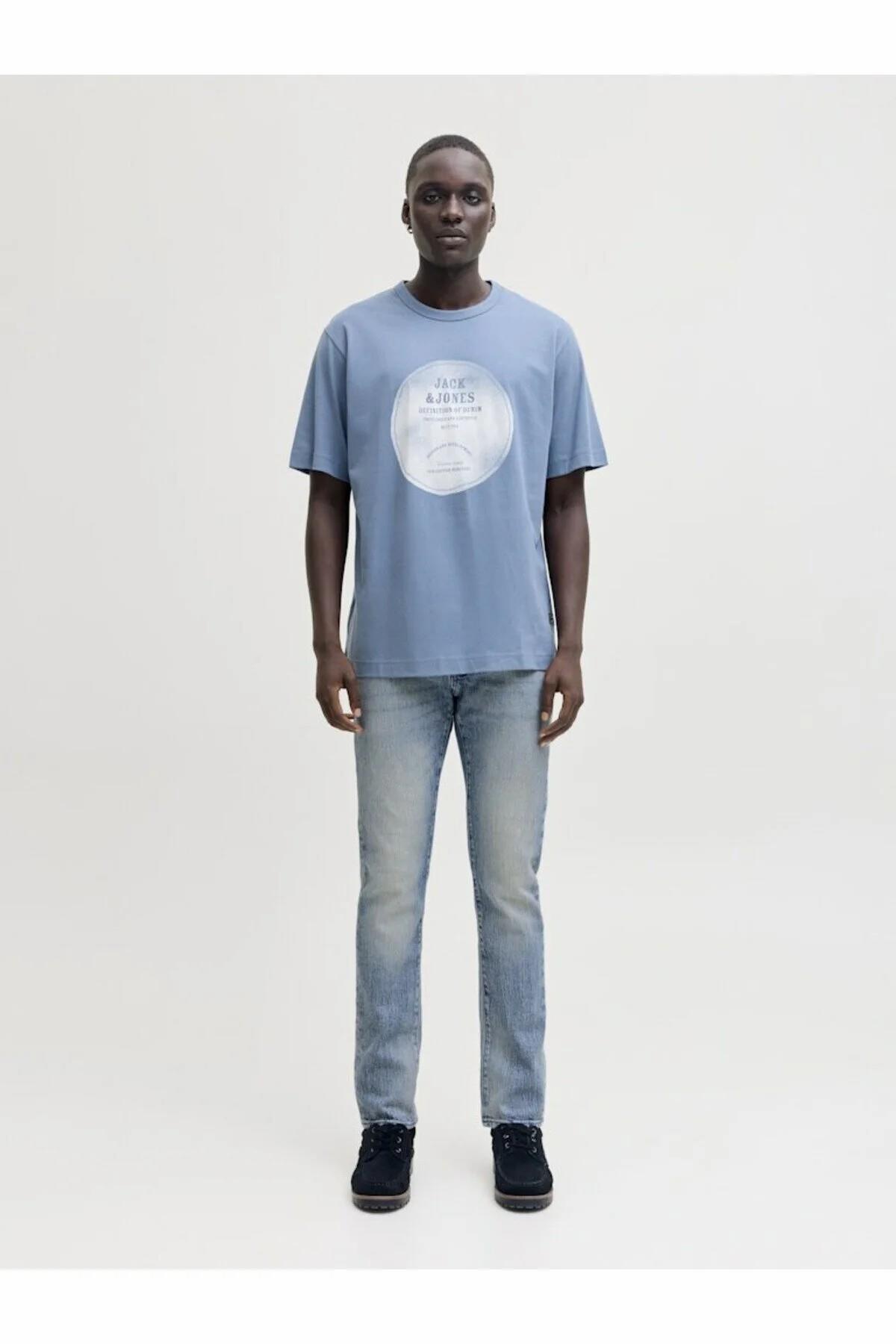 شلوار جین مردانه راسته فاق نرمال | جک اند جونز Jack & Jones 12295611 - تصویر 6