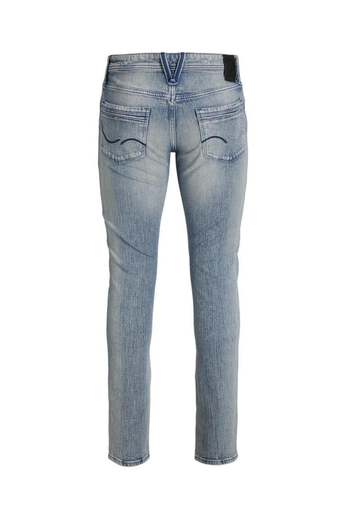 شلوار جین مردانه راسته فاق نرمال | جک اند جونز Jack & Jones 12295611 - تصویر 3