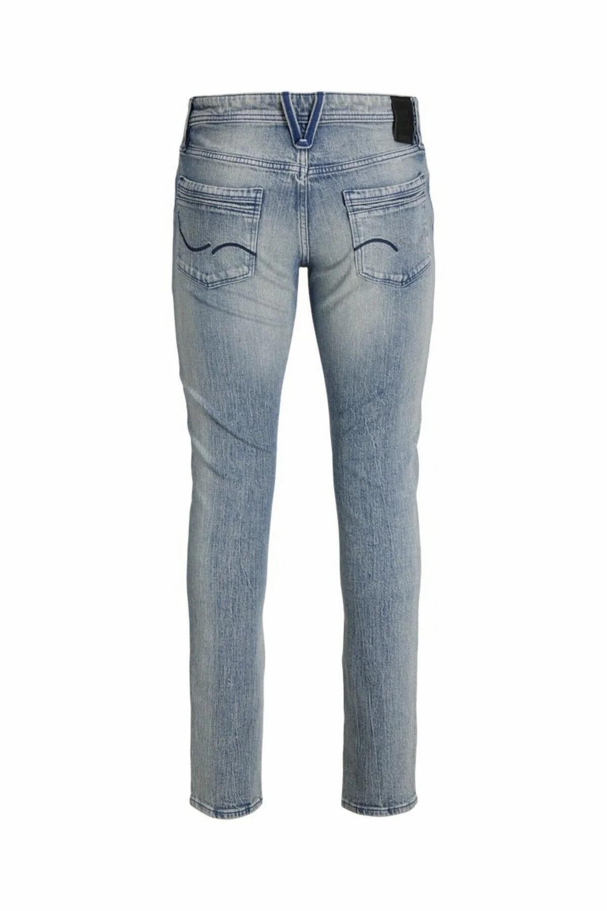 شلوار جین مردانه راسته فاق نرمال | جک اند جونز Jack & Jones 12295611 - تصویر 4