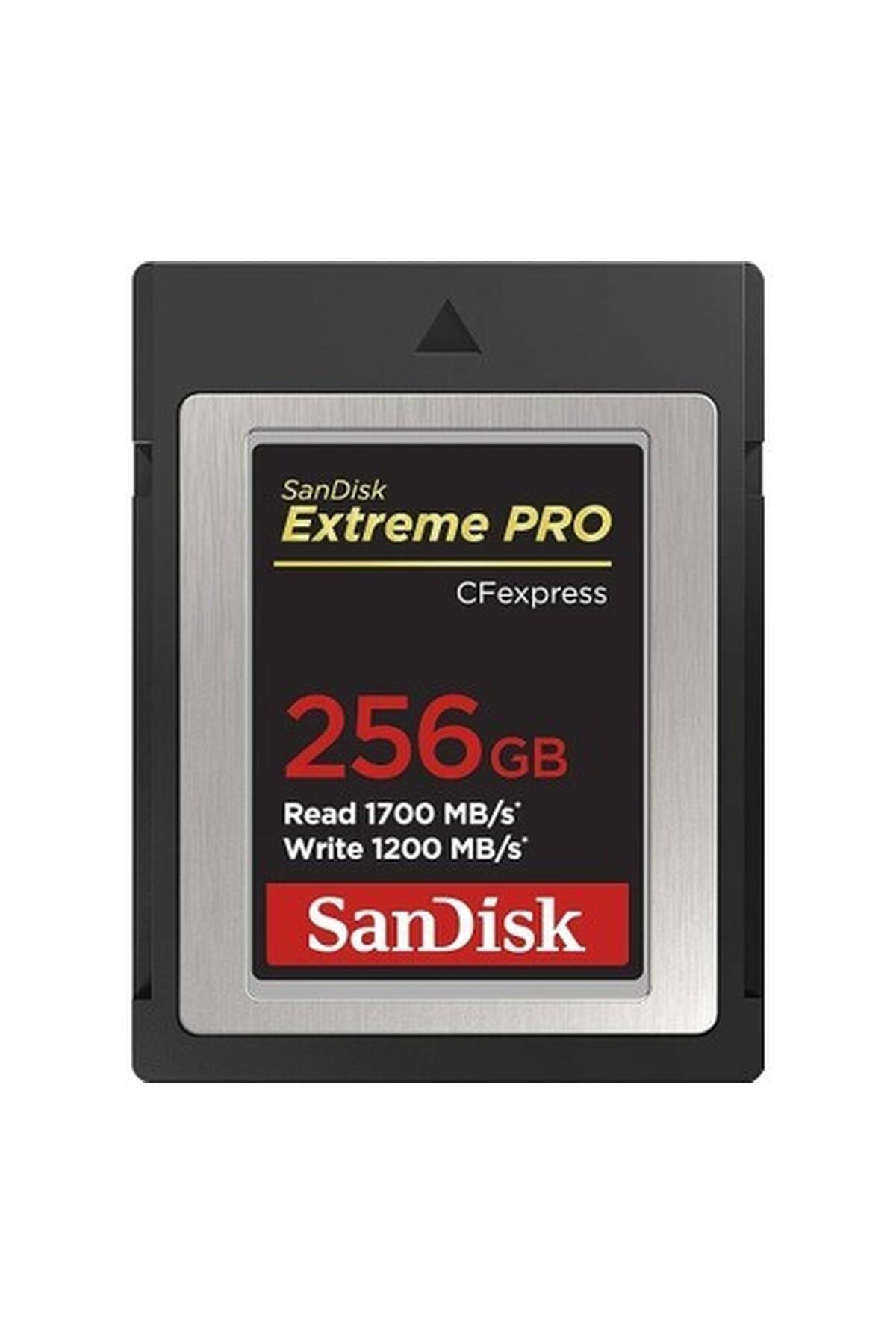 Extreme Pro Cfexpress Hafıza Kartı Tip B 256 GB (1.700 Mb/s Okuma, 1.200 Mb/s Yazma, Rescuepro Delux