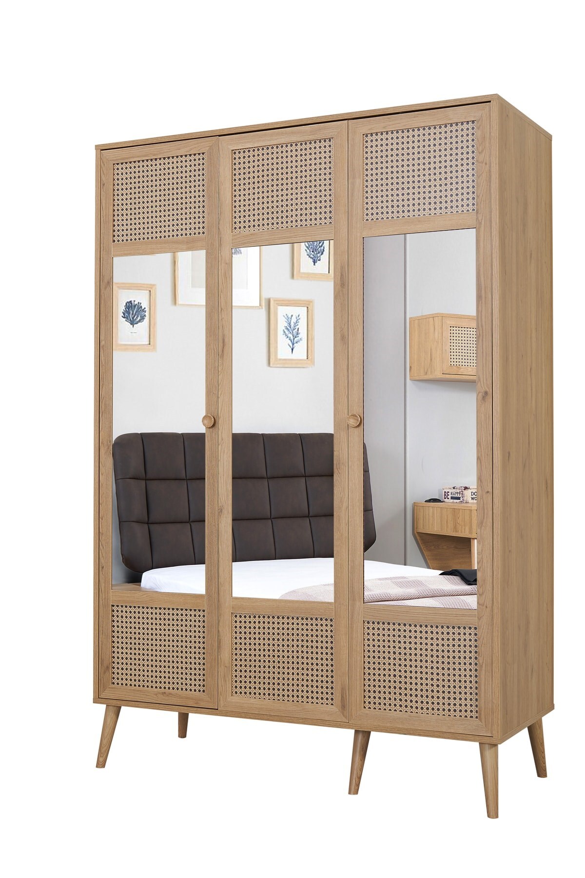 Genel Markalar Monaco Üç Kapılı Dolap fotoğrafı 2 (önizleme)