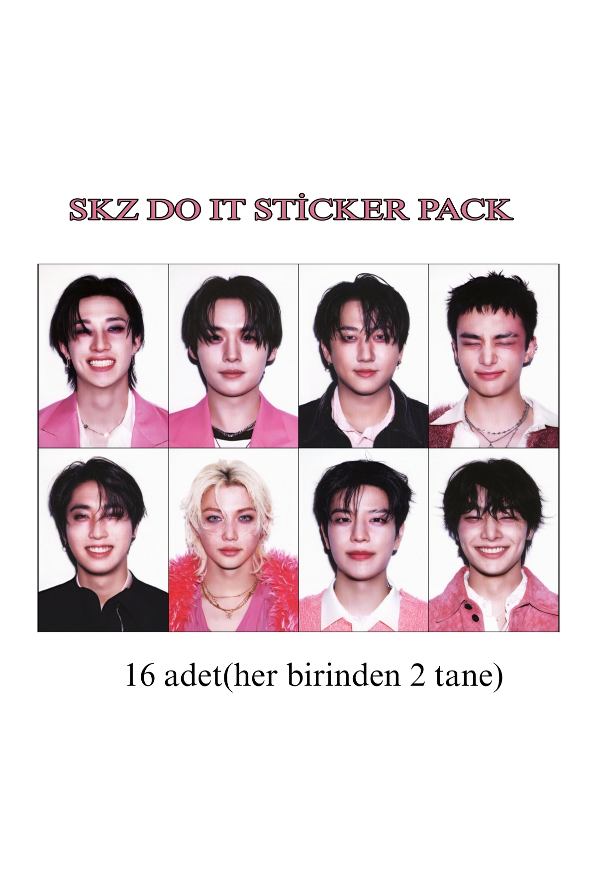 Sntay Stray Kids 'Do It' ID sticker seti - Fiyatı, Yorumları