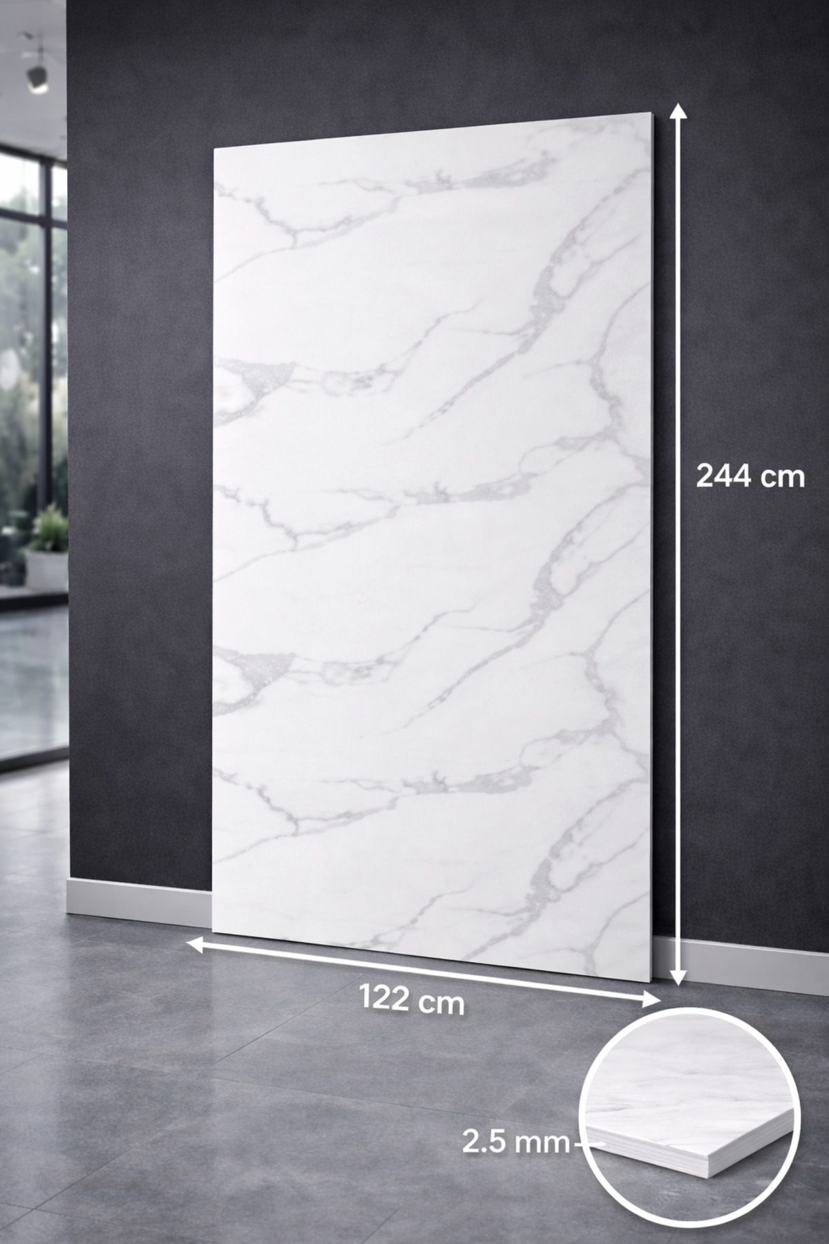 AGT Design PVC Mermer Duvar Paneli - 122x244 cm - A Kalite - Fiyatı ...