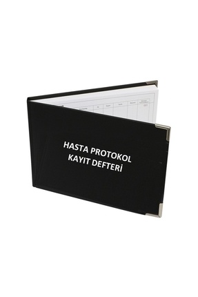 Gülşen Kırtasiye Hasta Protokol Kayıt Defteri Deri Ciltli 001 - 400 Numaralı ...