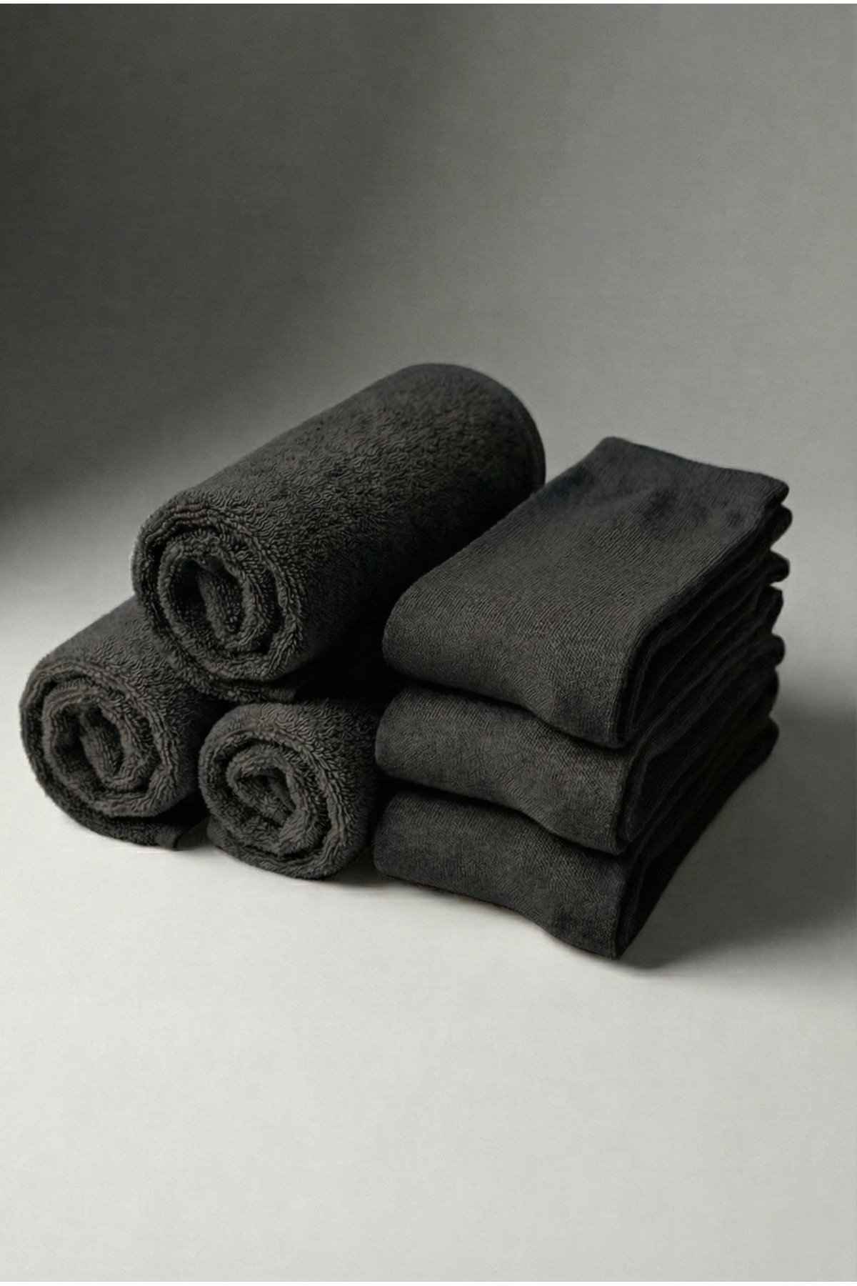Ducks Socks Men's Black 3-Piece Seamless Heat Preservative Thermal Winter Towel Socks