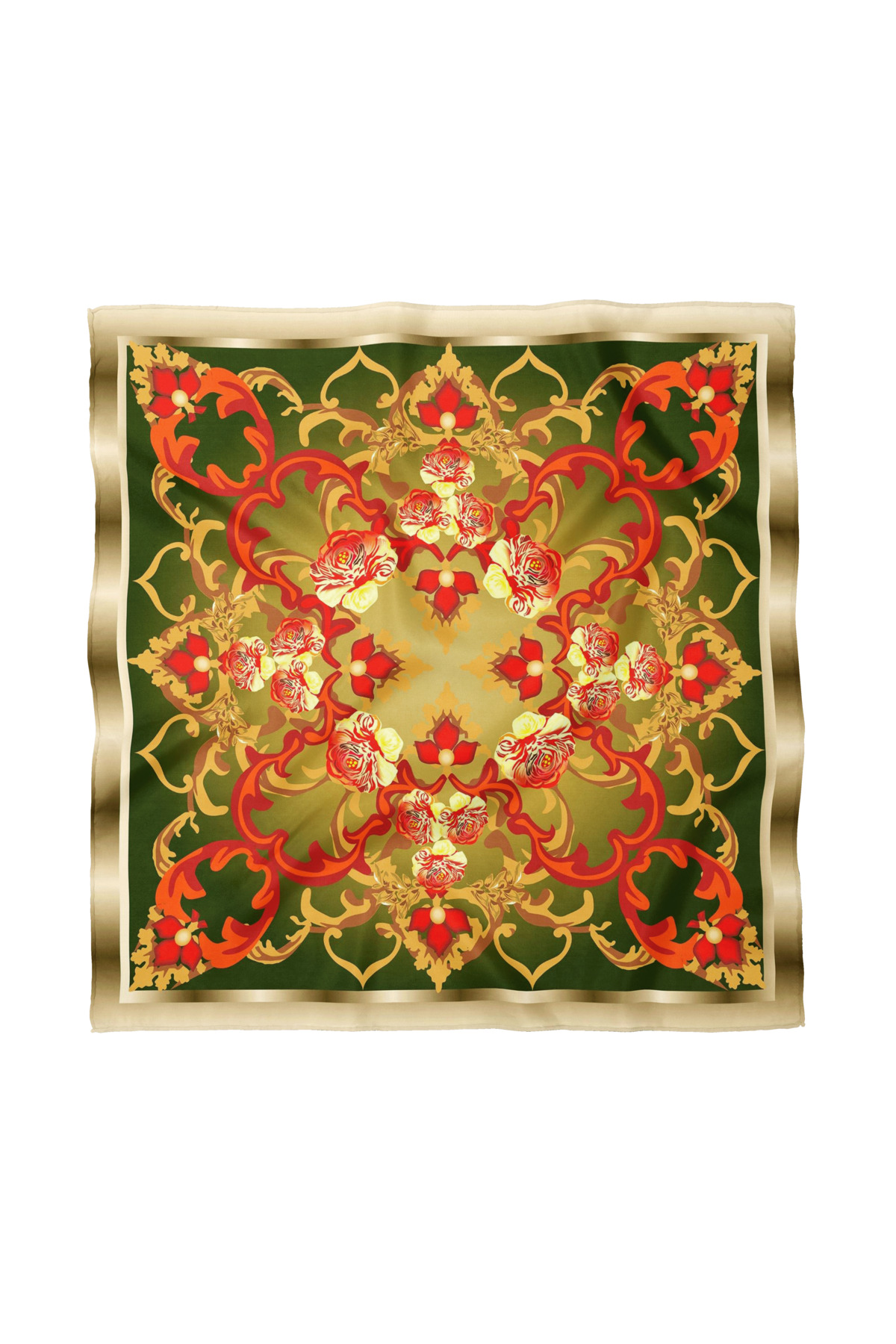 Baroque Patterned Scarf / Bandana 70x70cm