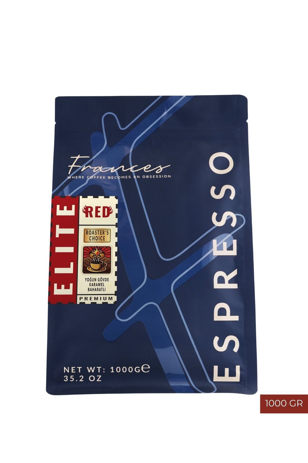 FRANCES %100 Arabica Elite Red | 1000 GR | Yüksek Gövde-Yüksek Yoğunluk