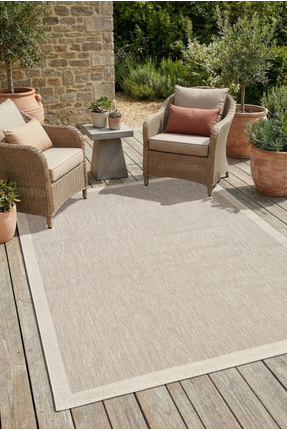 SYH Concept Çerçeveli Sisal Kilim Halı - Kaymaz Taban Makinede Yıkanabilir - ...