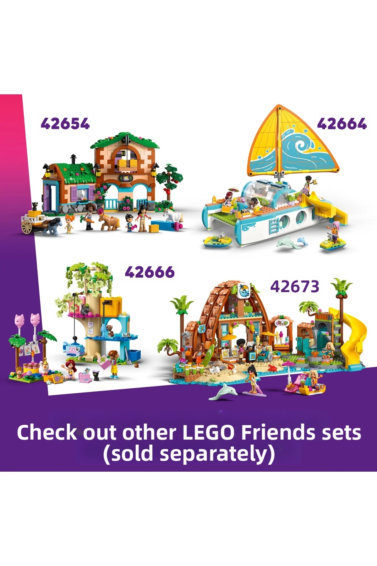 ® Friends Friendship Travel Car 42659 – ست ساختنی اسباب‌بازی خلاقانه برای کودکان ۶ سال به بالا (۲۲۰ قطعه)