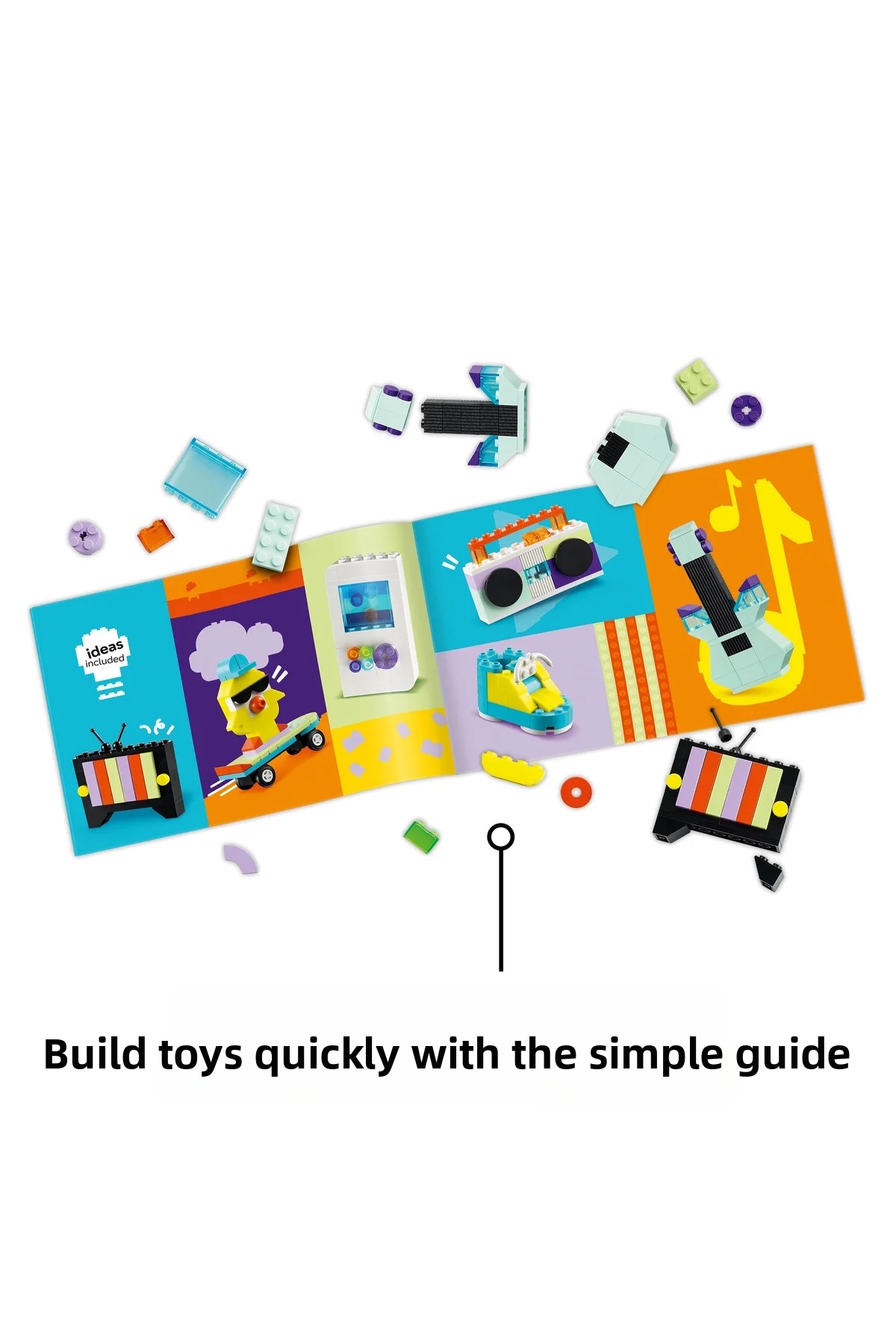 ® Classic Wonderful Creative Box 11043 – ست ساخت اسباب‌بازی خلاقانه برای کودکان ۵ سال به بالا (۵۱۰ قطعه)