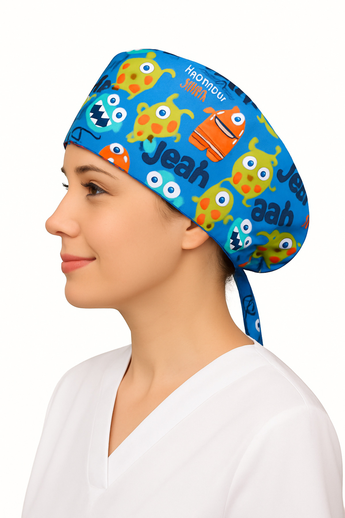 Doctor Nurse Chef Surgical Bone Hospital Bonnet Bandana M013