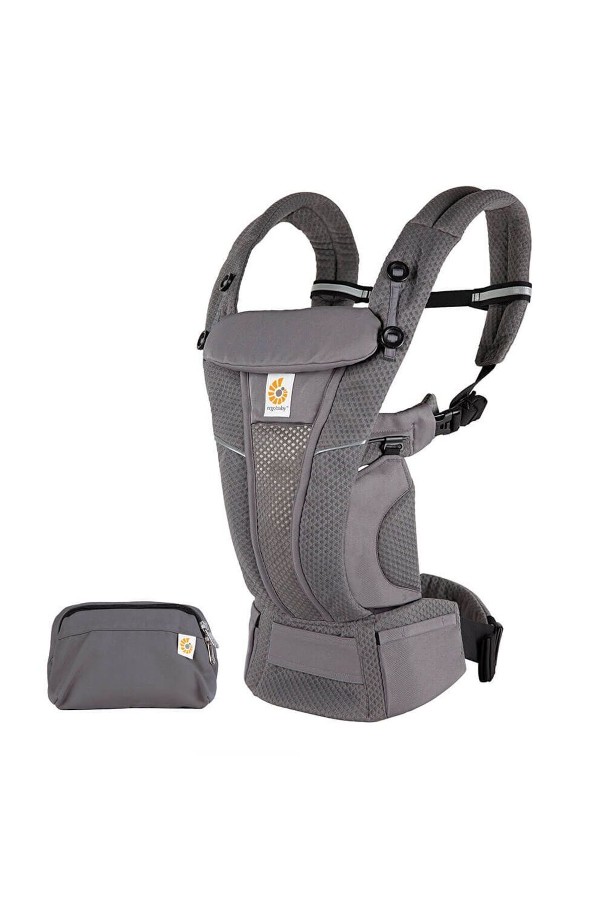 Ergobaby Omni Breeze Mesh (Graphite Grey) 4 Farklı Taşıma