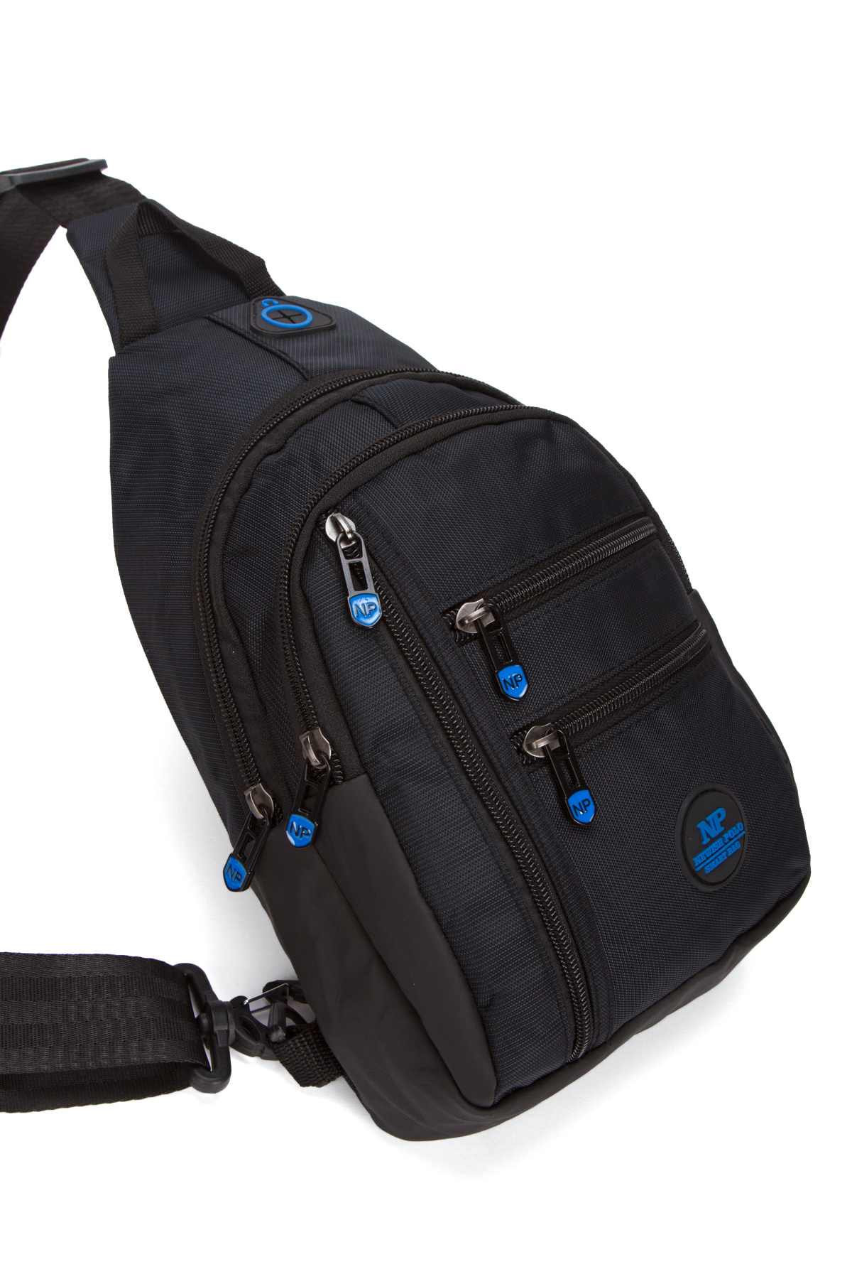 Newish Polo Unisex Su Geçirmez Kulaklık Usb Çıkışlı Çapraz Askılı Çanta Bel Omuz Ve Göğüs Çanta Günlük Bodybag görsel 2