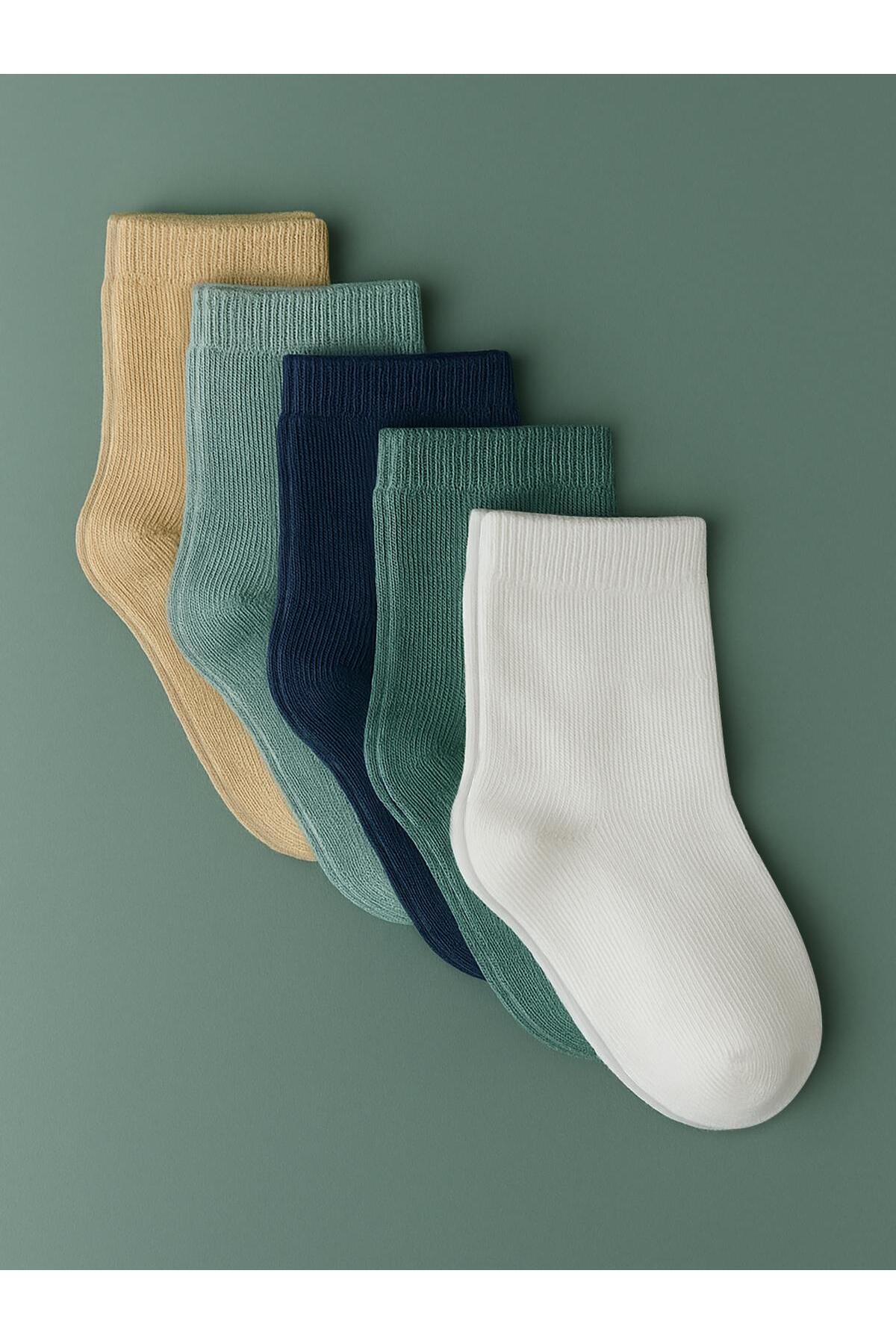 Civil Baby Erkek Bebek 5'li Çorap 6- - Standart fotoğrafı 5 (önizleme)