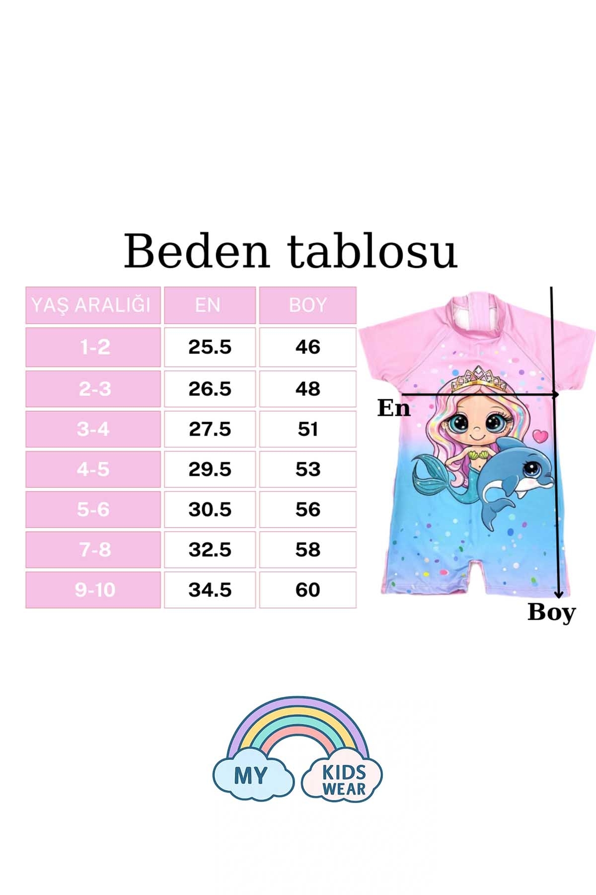 My Kids Wear Kız Çocuk Dalgıç Kumaş Gizli Fermuarlı Boneli Mayo Takımı 3-10 Yaş 11206 fotoğrafı 3 (önizleme)