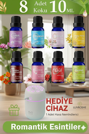 luvroshe 8 ADET KOKU + KOKU DAĞITICI CİHAZ + 1 FLİTRE HEDİYE