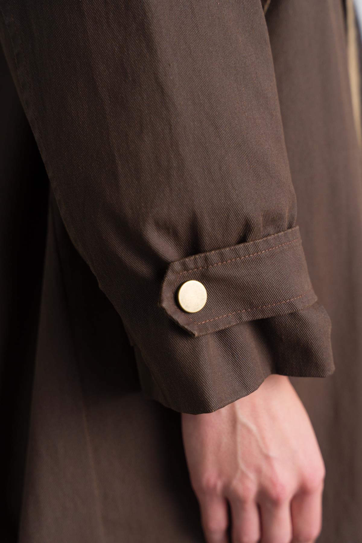 Nauve Prive  Mum Görünümlü Uzun Parka - Görsel 6