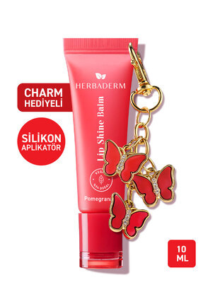 Herbaderm Pomegranate, Parlatıcı, Dolgunlaştırıcı, Onarıcı Renkli Dudak Balmı...