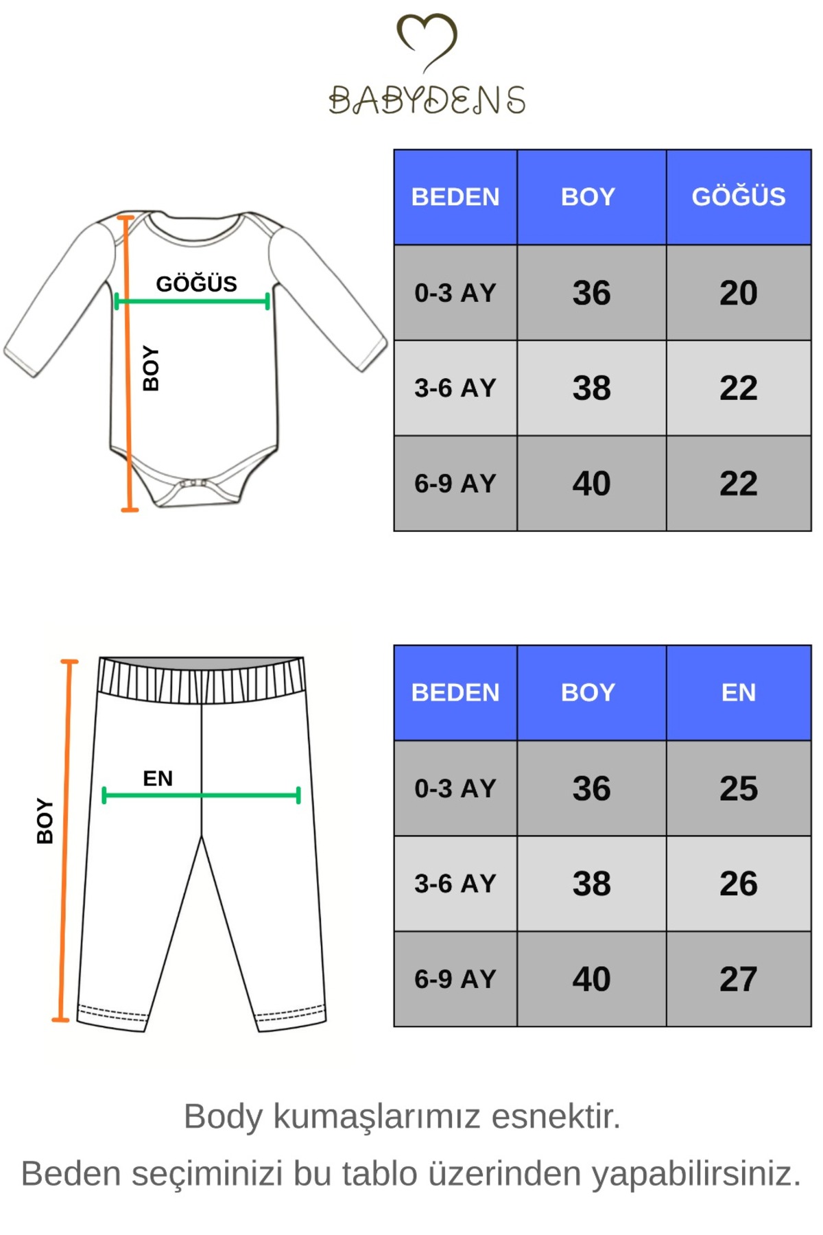 BABYDEN'S Halasının Balı 3’lü Yenidoğan Takım %100 Pamuk Uzun Kol Body,Çiçek Arı Desenli Ribana Pantolon,Bere fotoğrafı 4 (önizleme)
