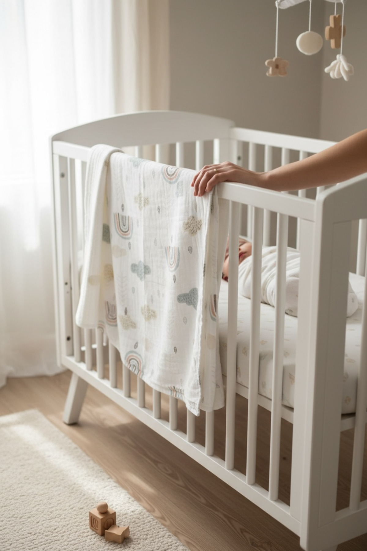 FG Store %100 Pamuk Çok Amaçlı Çift Katlı Örgü Pikeli/müslin Battaniye (80x100) fotoğrafı 2 (önizleme)