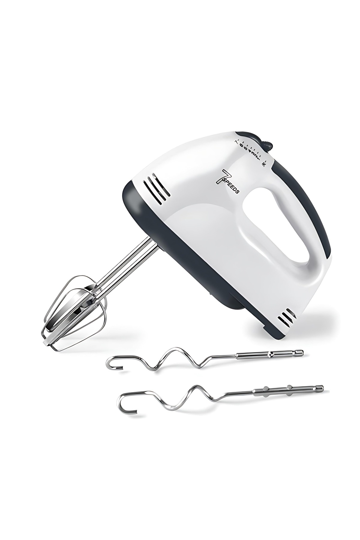 خلاط يدوي كهربائي خفيف الوزن لخفق البيض، مزود بخطا...