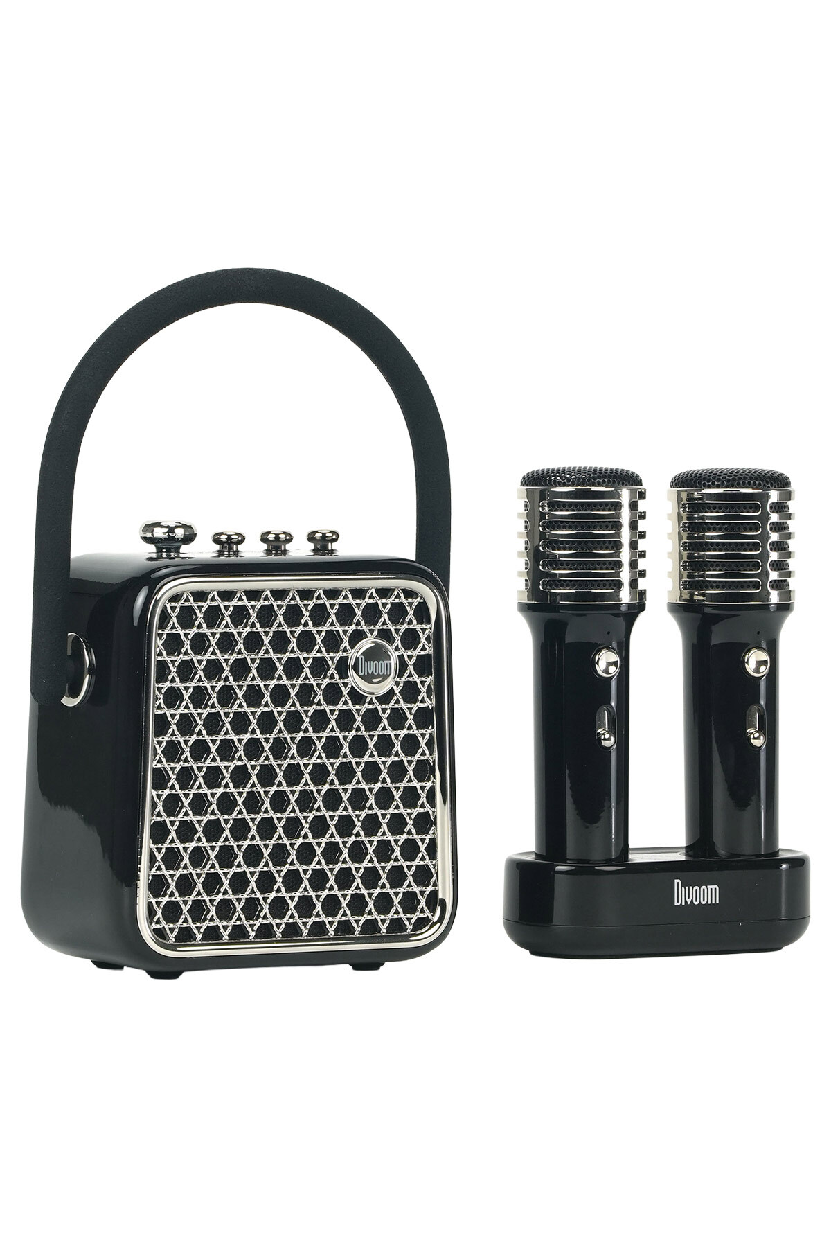 SongBird-SE Black Dual Microphone 18W Bluetooth Speaker