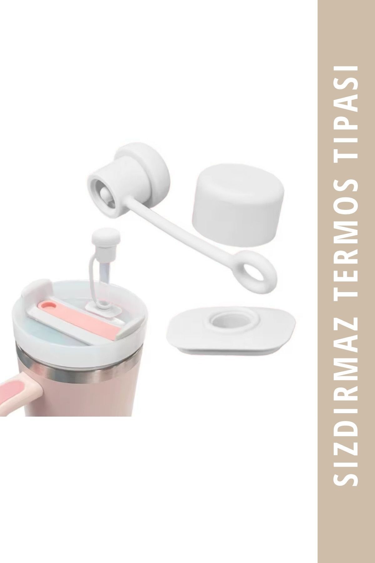 Mamastuff Sızdırmaz Silikon Tıpa - Şeffaf Stanly Quencher