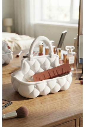 To Design Lab Çanta Görünümlü Masaüstü Organizer- Makyaj Masası Organizer