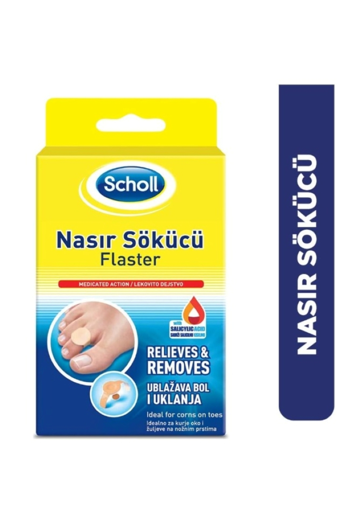 Scholl (SU GEÇİRMEZ, SALİSİLİK ASİTLİ) Nasır Bandı Plasteri 4 Adet