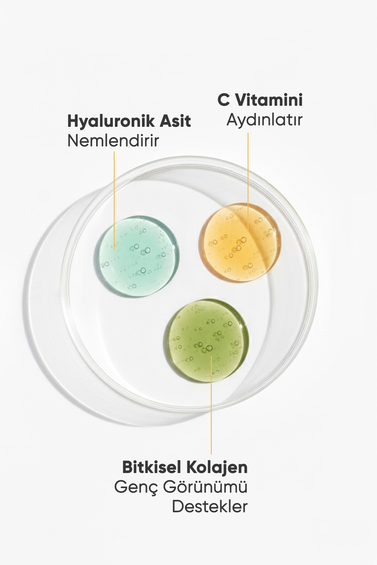 Leke Karşıtı, Aydınlatıcı C Vitamin Serum (3-O Ethyl Ascorbic Acid + Hyaluronic Acid) — 105 — تصویر 3 از 7