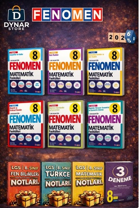 Fenomen Yayıncılık FENOMEN 8.SINIF MATEMATIK FASIKÜL SETI  VE AYDIN MATEMATİK...