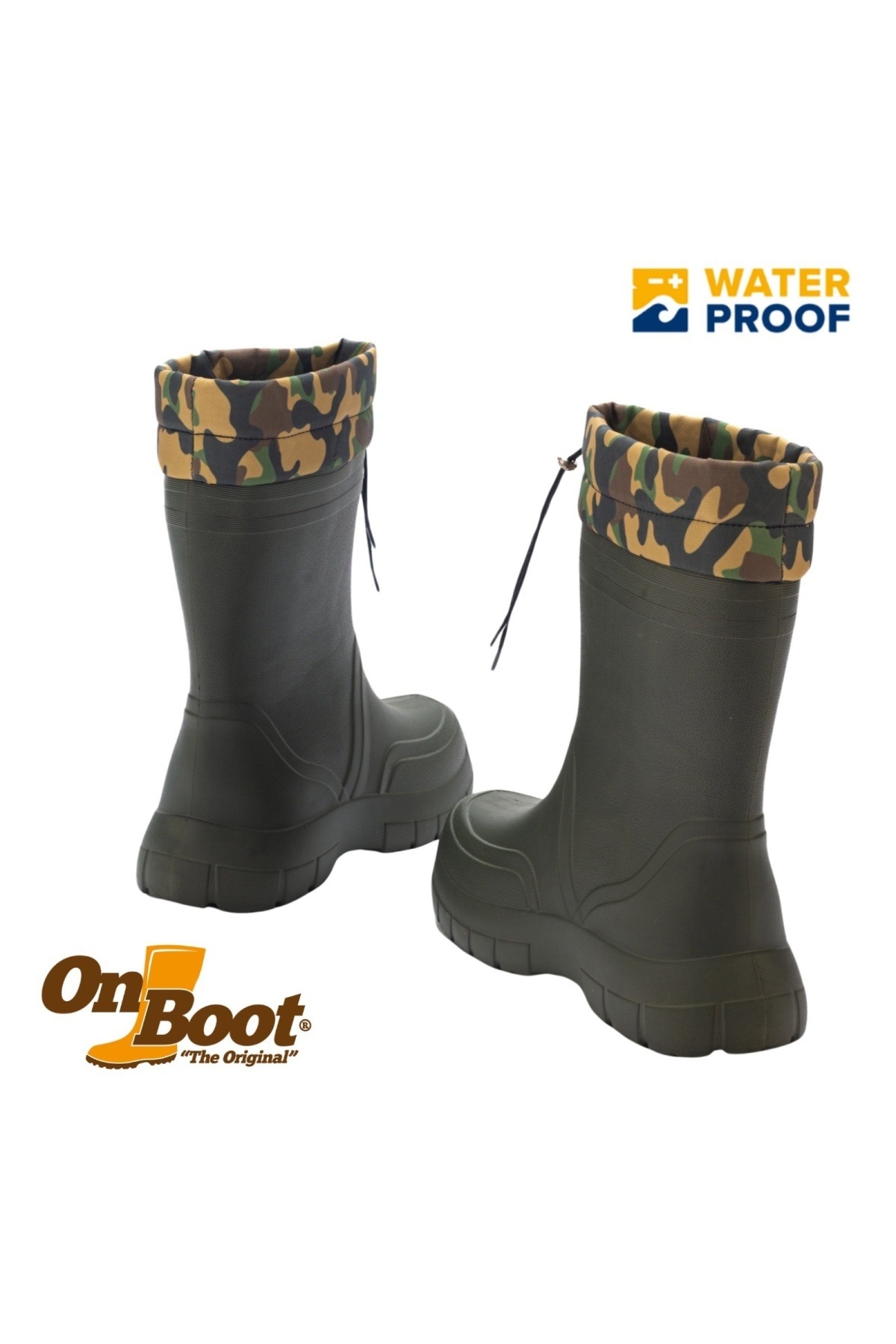 ON BOOT  Onboot Eva Hafif Su Geçirmez Kısa Bağlı Av İş, Yağmur Bahçe Çizmesi 2006 - Görsel 4