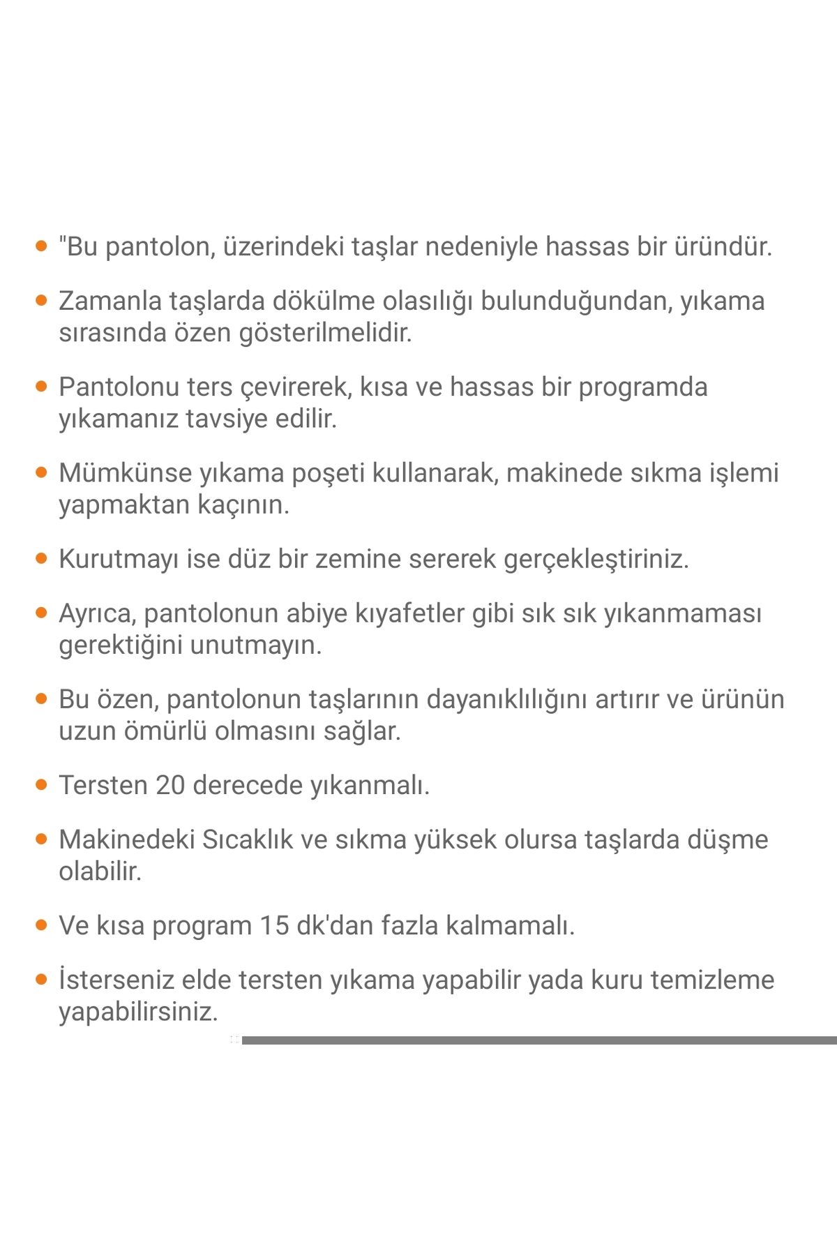 MADAMMERY  Parlak Taşlı Palazzo Açık Mavi Jean Muadil Esnek Rahat Kalıp - Görsel 3