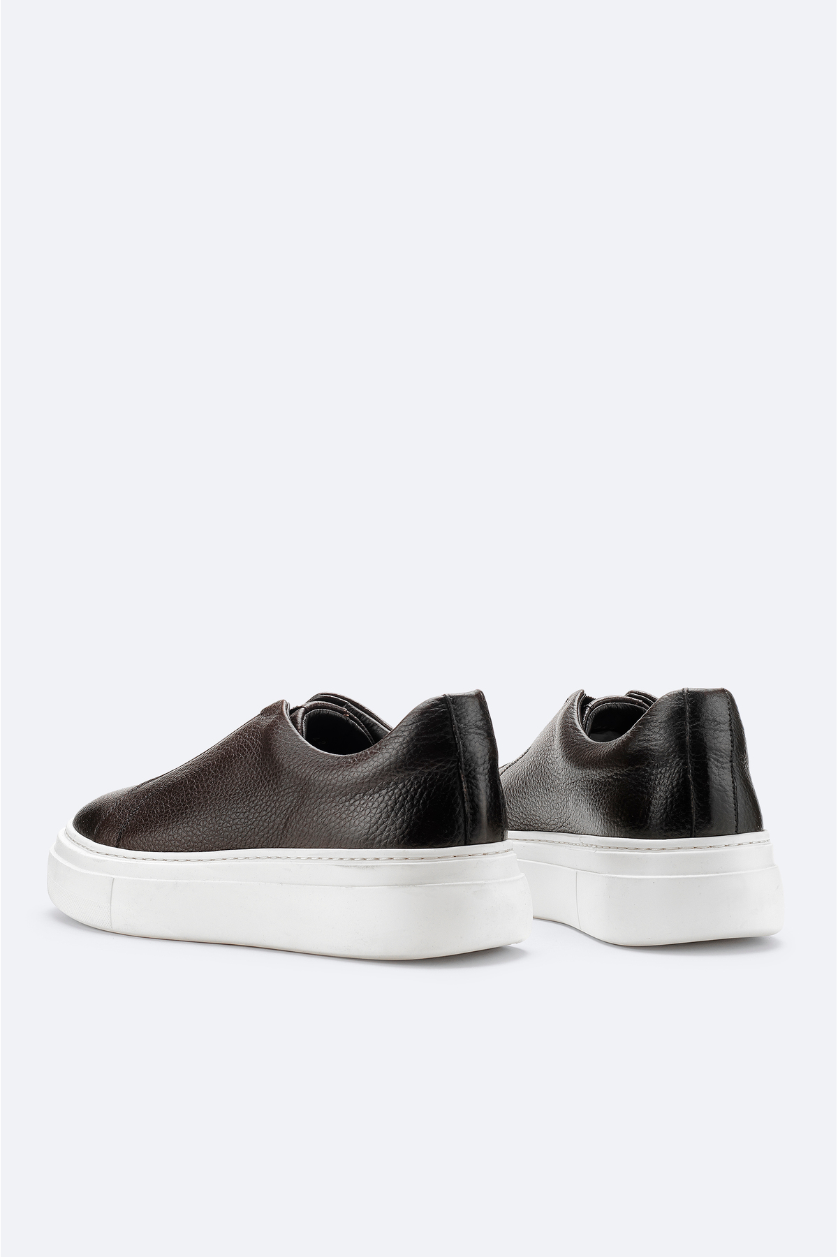 Avva  Erkek Kahverengi %100 Deri Esnek Taban Hafif Casual Ayakkabı A42Y8008 - Görsel 4