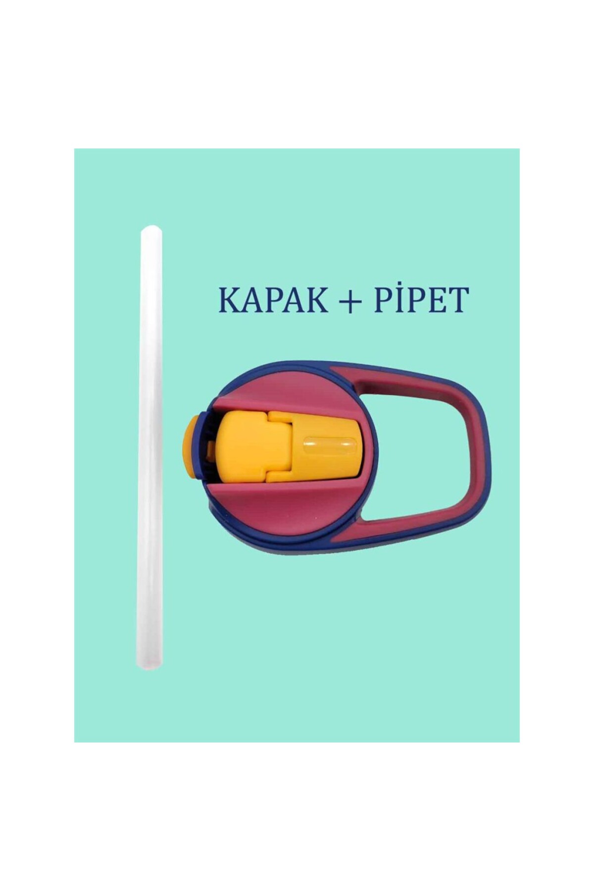 Maped 580 ml ve 430 ml kırmızı yedek kapak + pipet