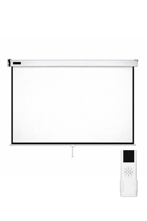 DECON DPC-120 - 240X180 Projeksiyon Perdesi - Motorlu Uzaktan Kumandalı