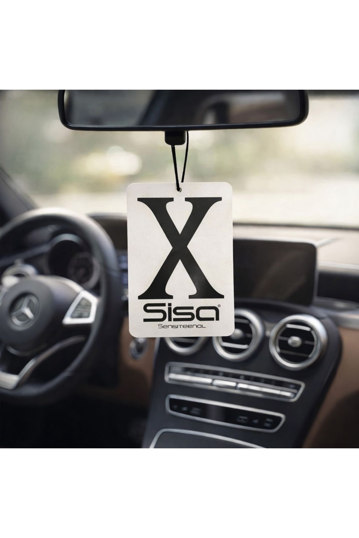 SİSA SENİSTESENAL X Summer Kavun Beyaz-Siyah ipli Oto Araç Kokusu 1 Adet