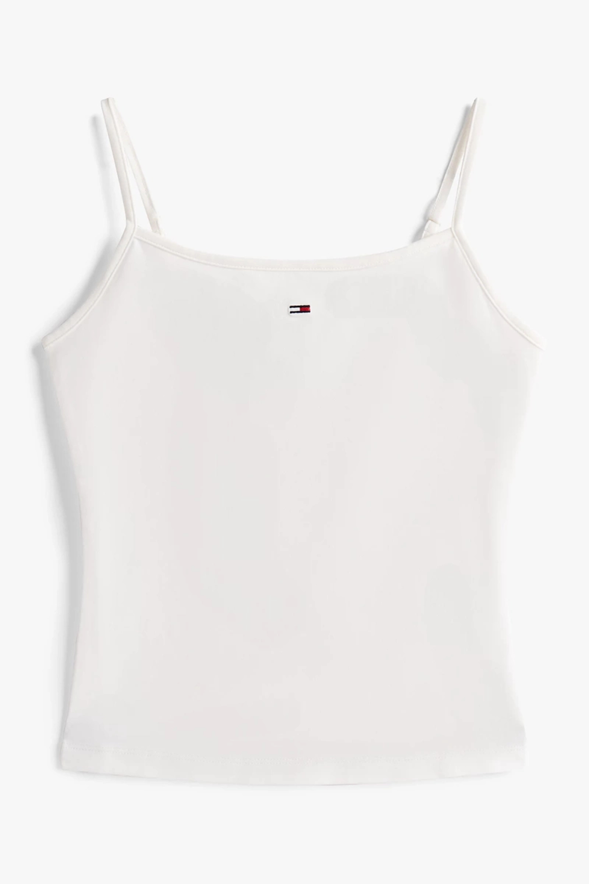 Tommy Jeans Tommy Hilfiger Denim Essentials Kadın Beyaz T-shirt DW0DW20675YBL görsel 5