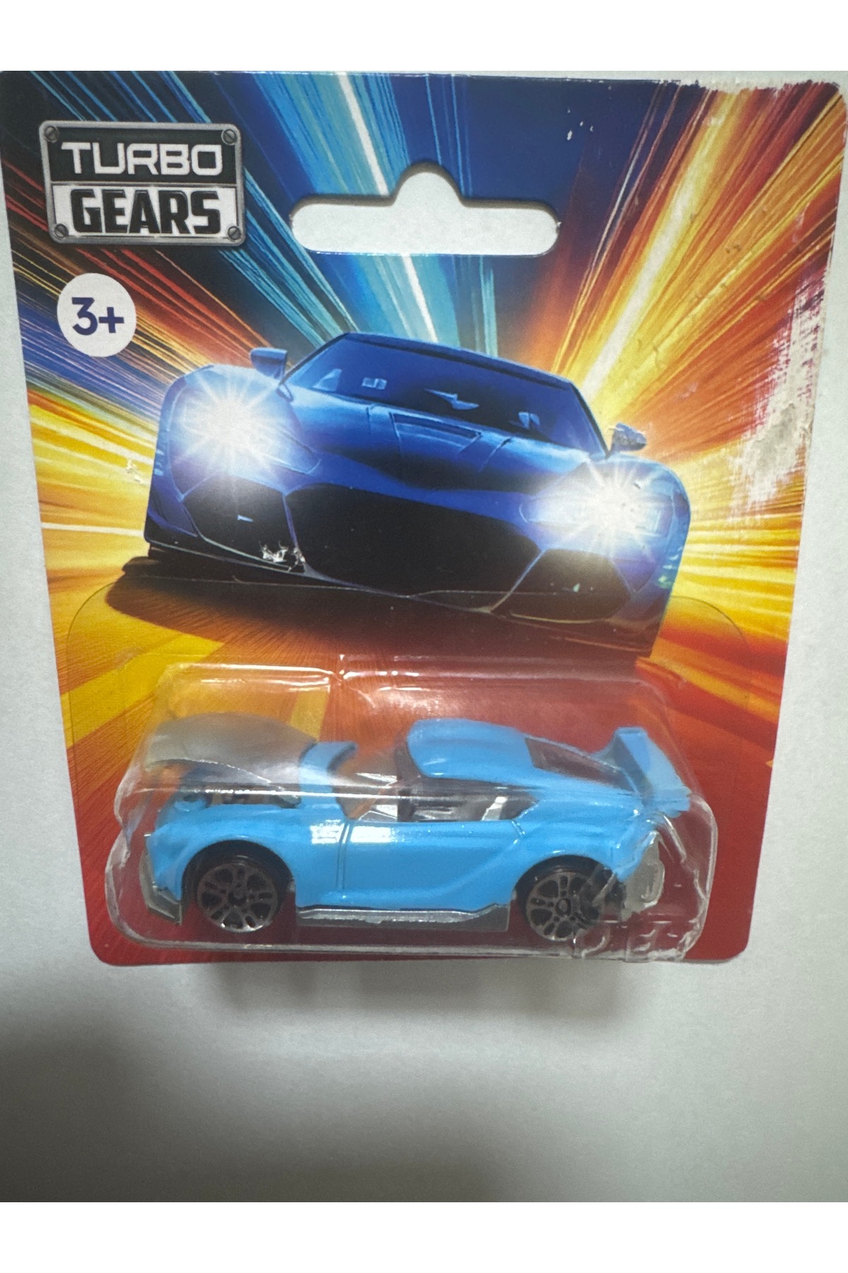 Diecast Turbo Gears 1:64 Metal Spor Araba –Mavi- Gri - Fiyatı