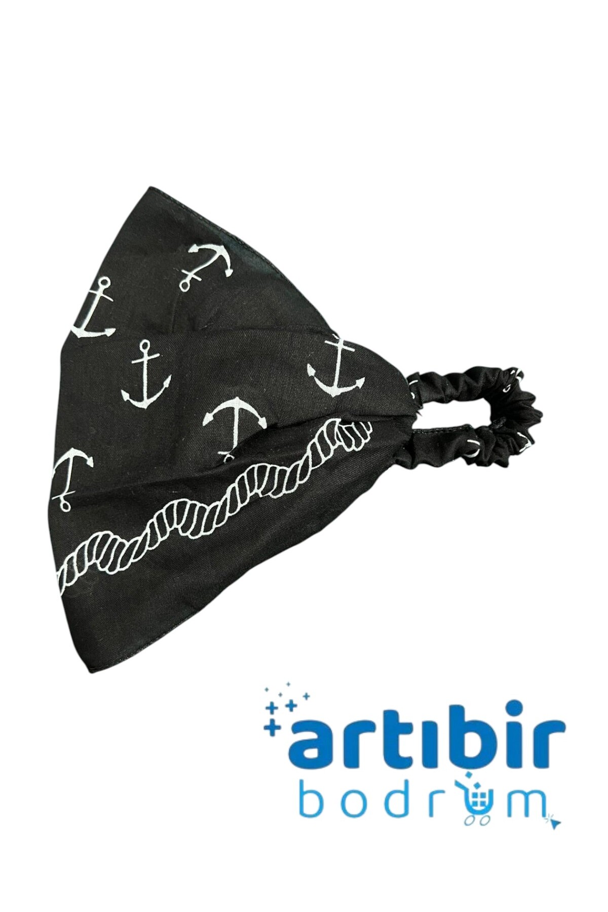 Shawl Patterned Elasticated Parachute Model Hair Band