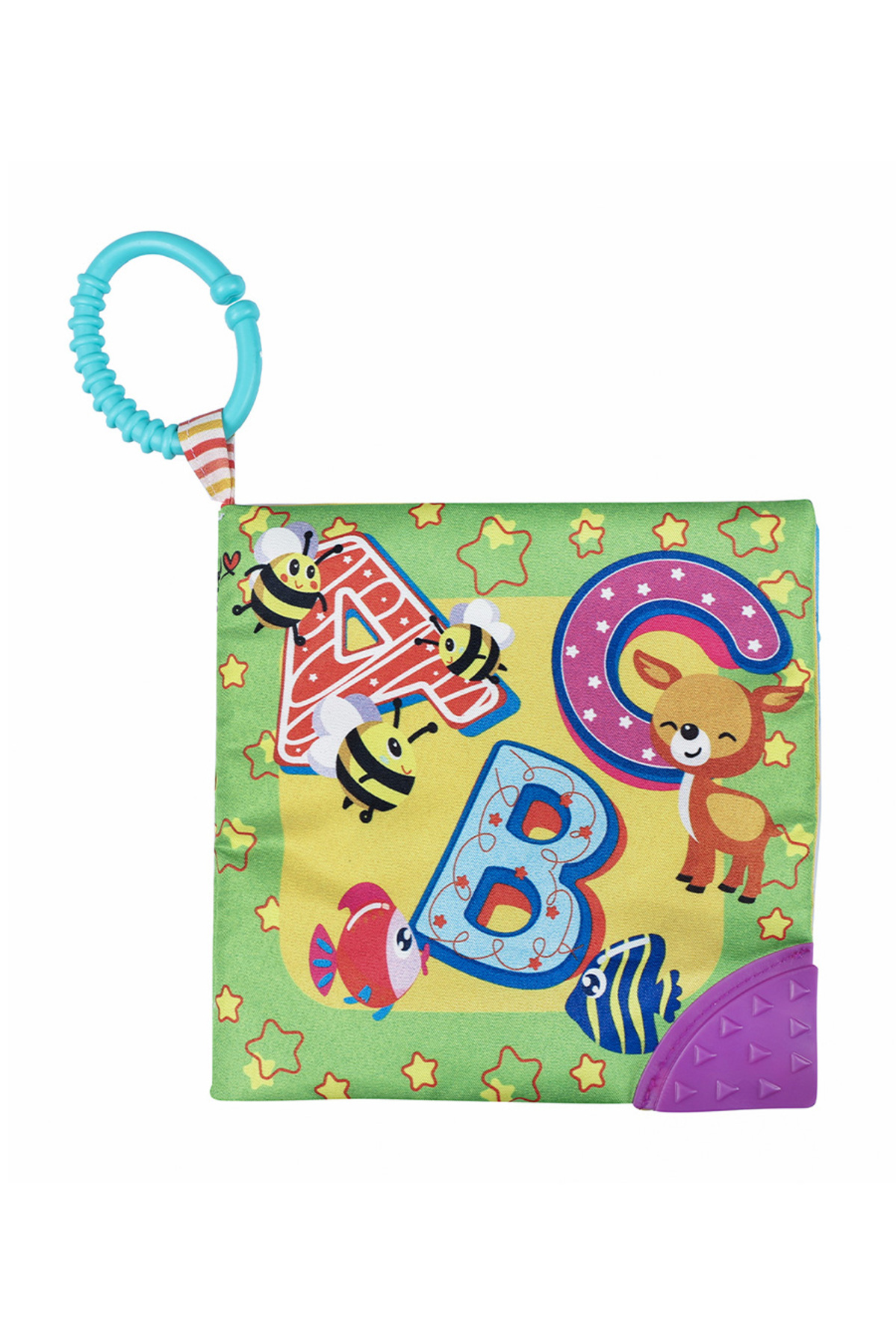 Molie Eğitici Bebek Kitabı Dişlikli ve Hışırtılı Harfler Kitabı