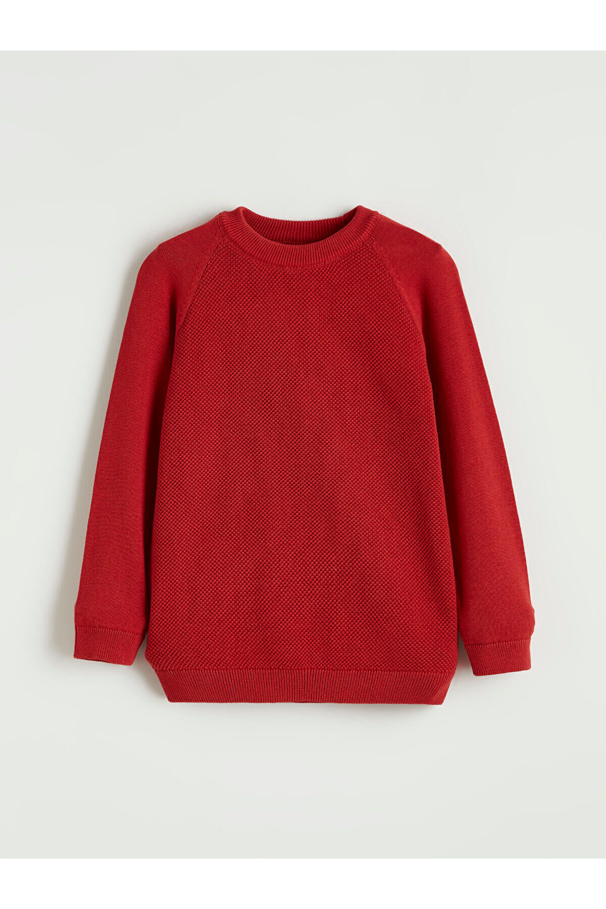 LC Waikiki Elsiva Collection Bordo Erkek Çocuk Basic Triko Kazak fotoğrafı 5 (önizleme)