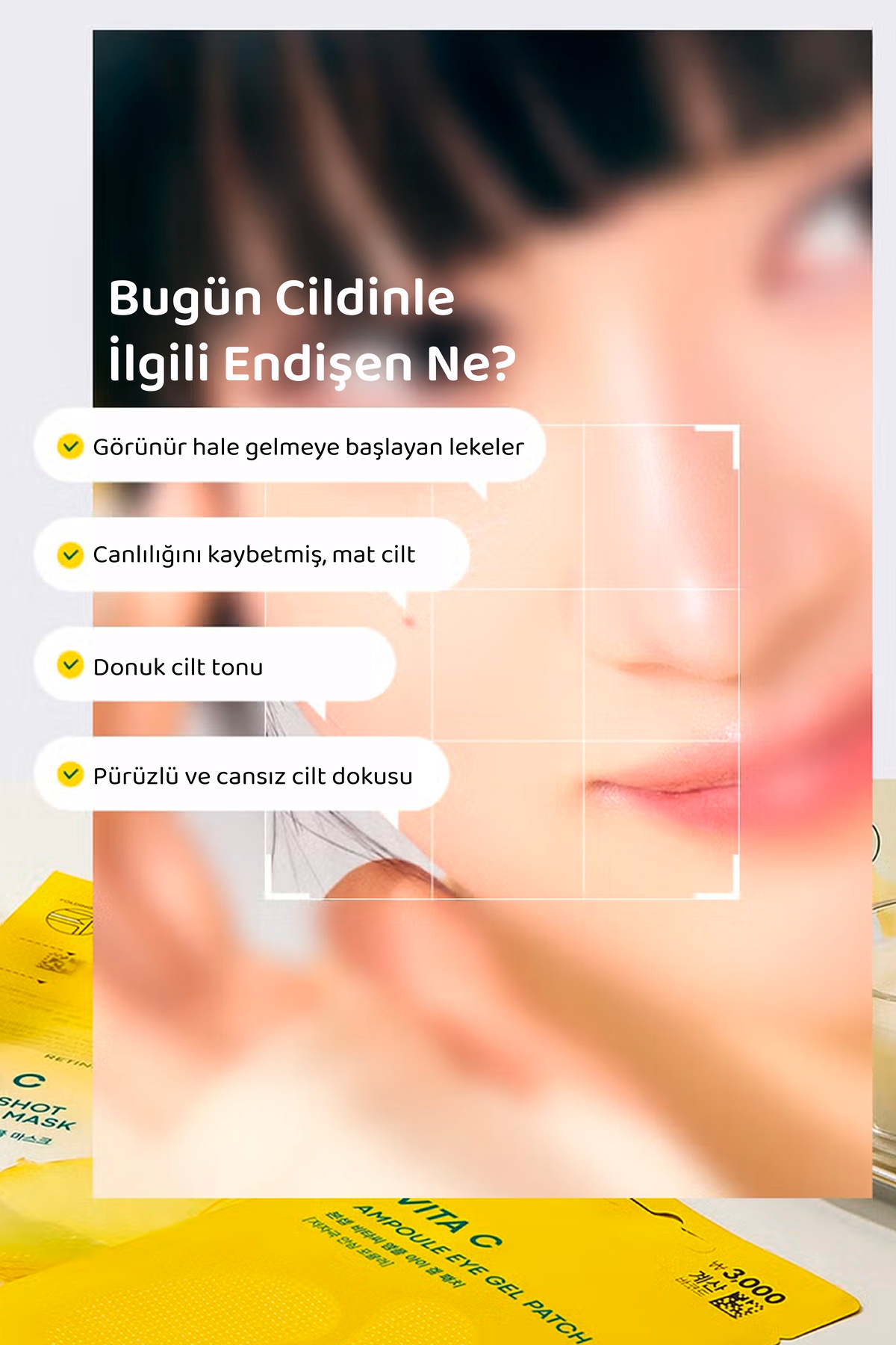 Retinol ve C Vitamini İçeren Aydınlık Görünüm Sağlayan Conceal Göz Kremi Vita C Eye Cream — 8806194078236 — تصویر 4 از 7