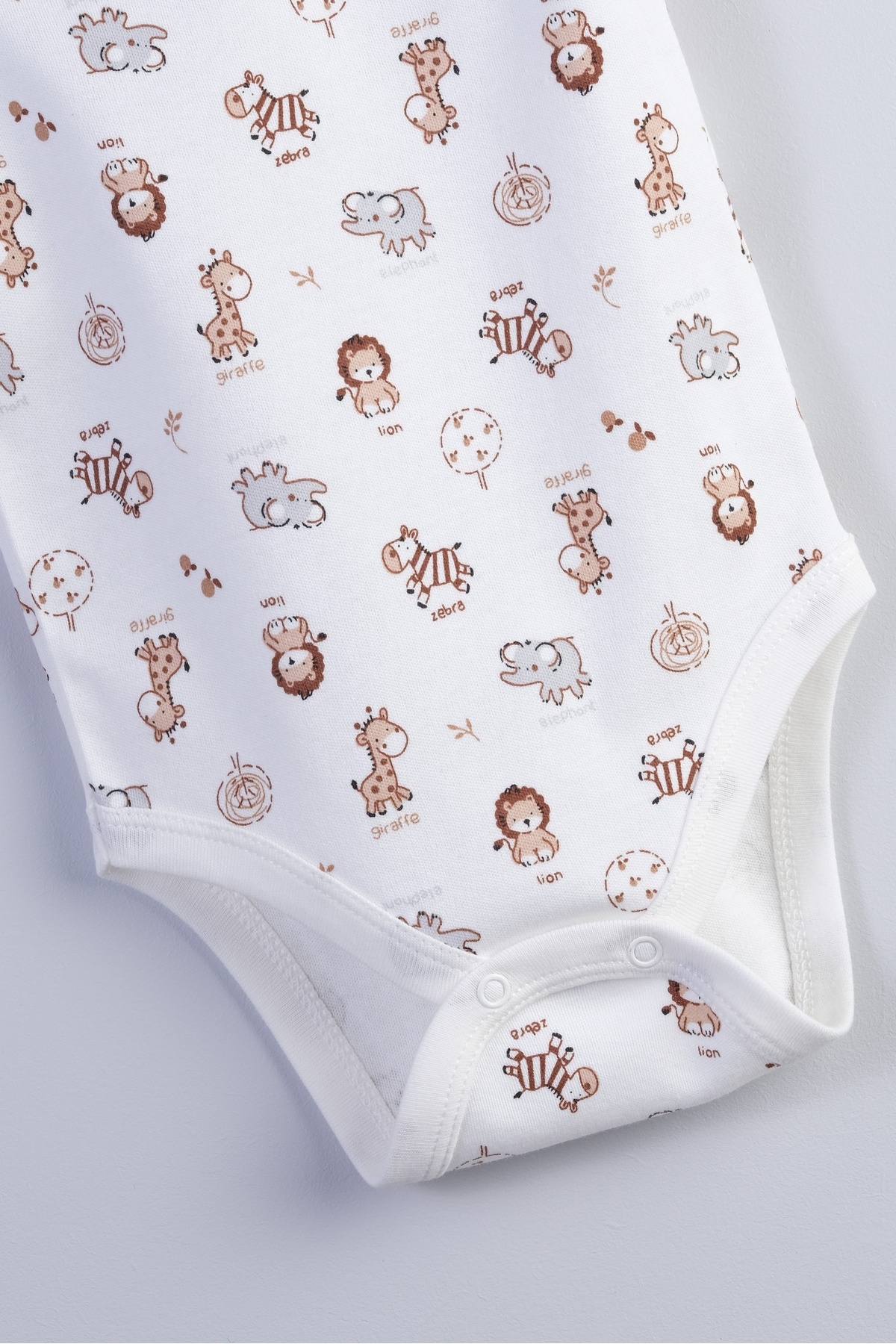 Bondberro Yenidoğan ve Bebek Zarf Yaka Zıbın % 100 Pamuklu fotoğrafı 2 (önizleme)