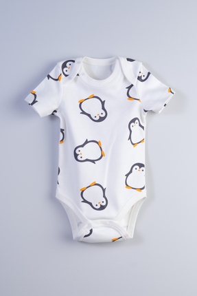 Bondberro Yenidoğan ve Bebek Zarf Yaka Zıbın % 100 Pamuklu