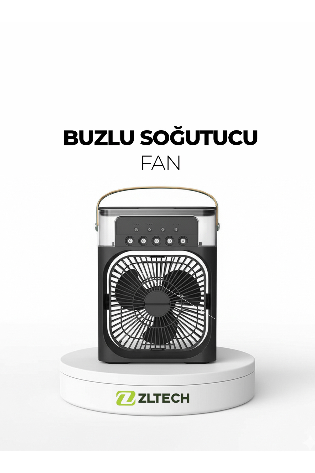 ZLTECH Taşınabilir Kablolu Su Püskürtmeli Buzlu Serinletici Vantilatör MINI FAN