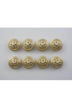 kendim fashion Metal Düğme GOLD 36''- 20,32 mm (12'li paket)